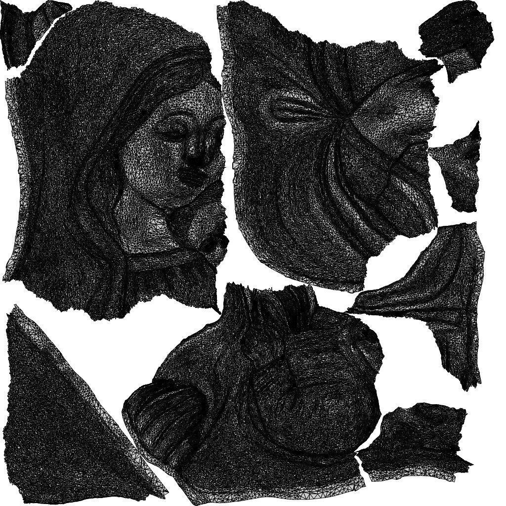 Mary with baby Jesus 01 high-poly 3D model_24