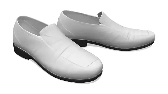 White Retro Shoes