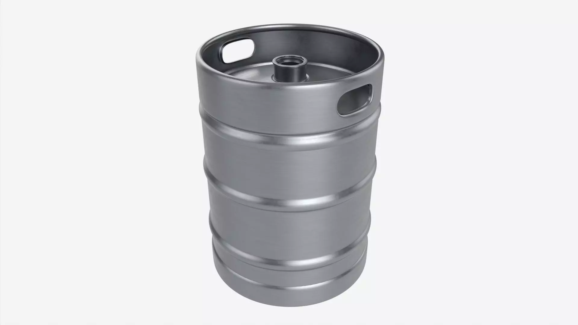 Beer Keg Metal 3D model
