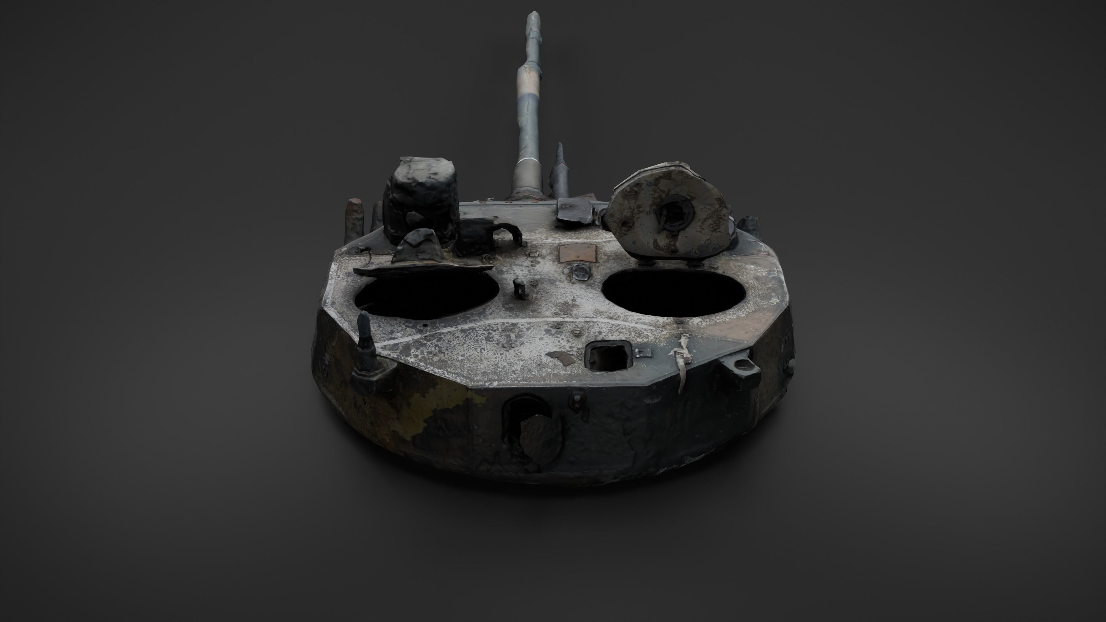 Combat module BMD-4M Bakhcha-U turret Photoscan PBR Game Ready Low-poly 3D model_15