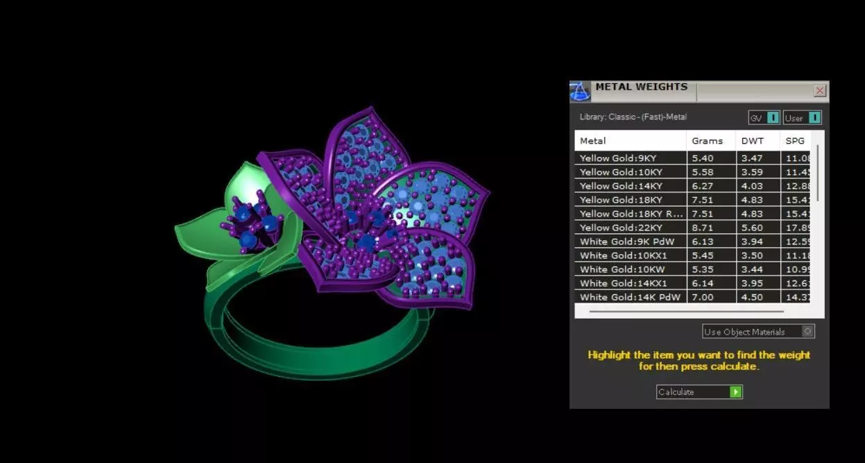 Flower Rings 3D print model_4