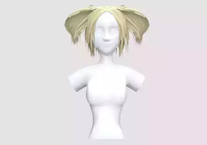 Short Pigtails Hairstyle 