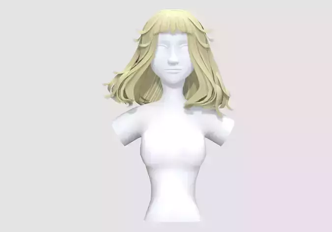 Female Blond Hairstyle 