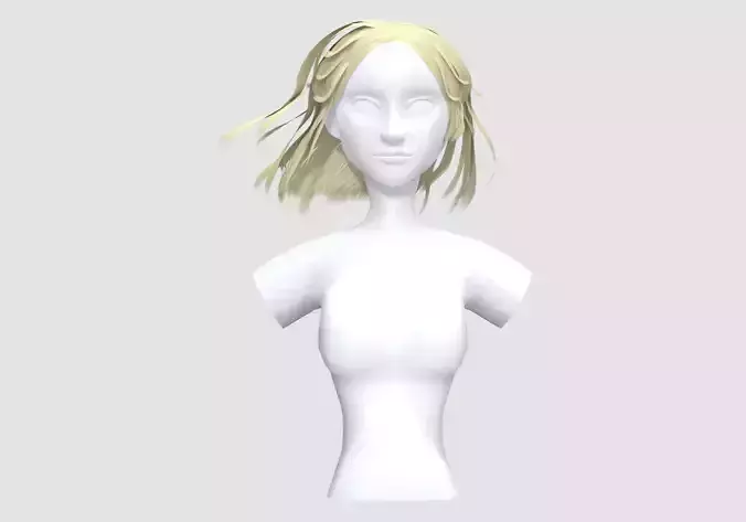 Blond Windy Hairstyle 