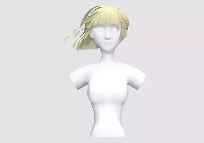 Blond Bangs Hairstyle 