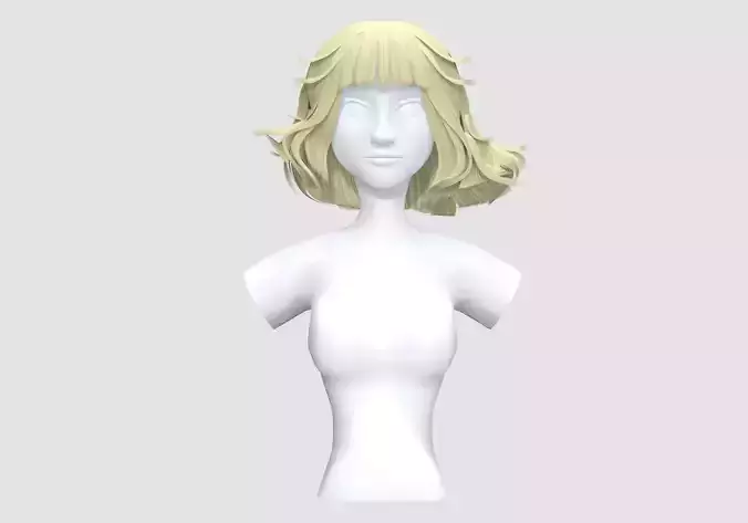 Bangs Blond Hairstyle 