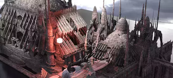 Dark World Grand Temple Dome Kit bash 2 