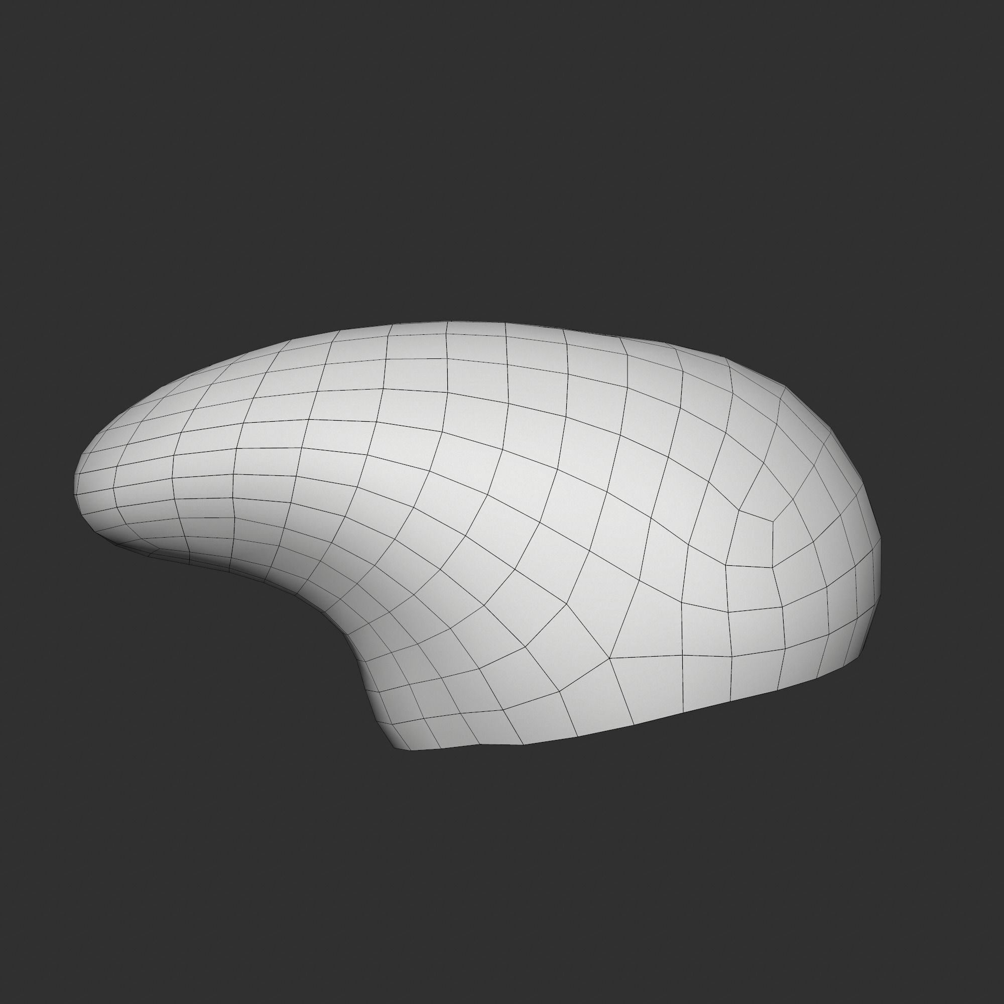 Human mouth Low-poly 3D model_27