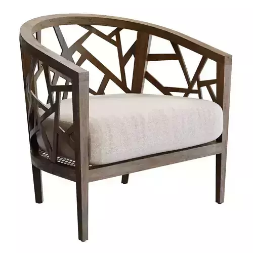 Crate and Barrel Ankara Armchair 3D model