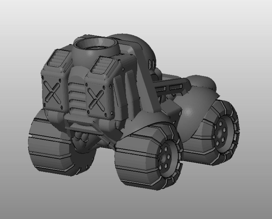 CHIBI-TECH SD - BATTLE BUGGY 3D print model_7