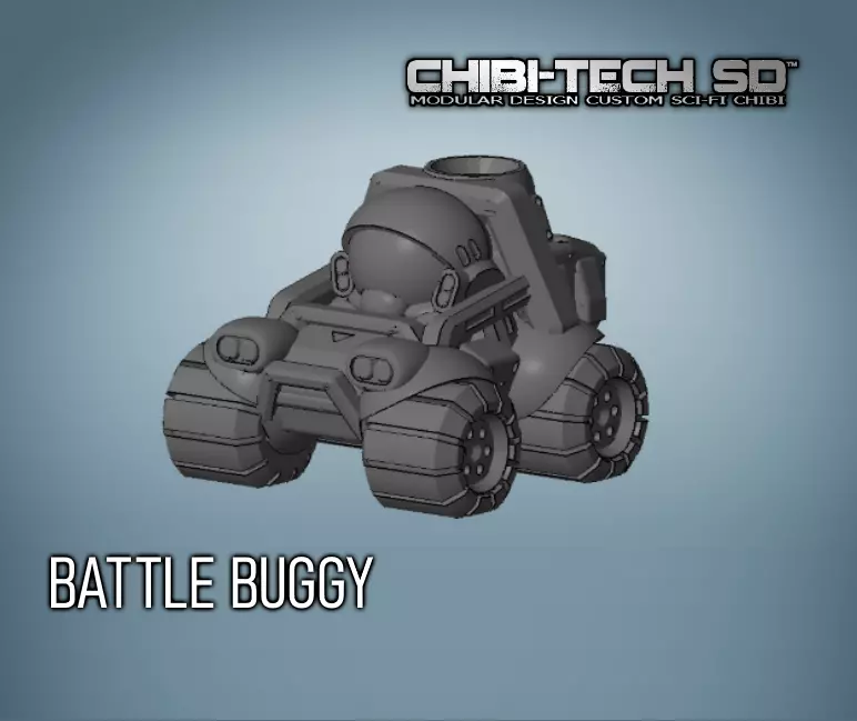 CHIBI-TECH SD - BATTLE BUGGY 3D print model_0
