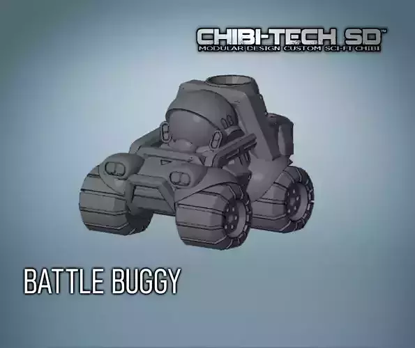 CHIBI-TECH SD - BATTLE BUGGY 3D print model