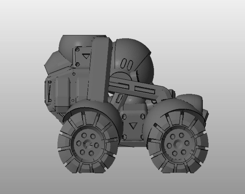 CHIBI-TECH SD - BATTLE BUGGY 3D print model_14