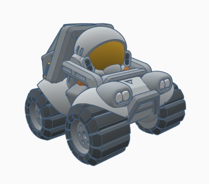 CHIBI-TECH SD - BATTLE BUGGY 3D print model_8