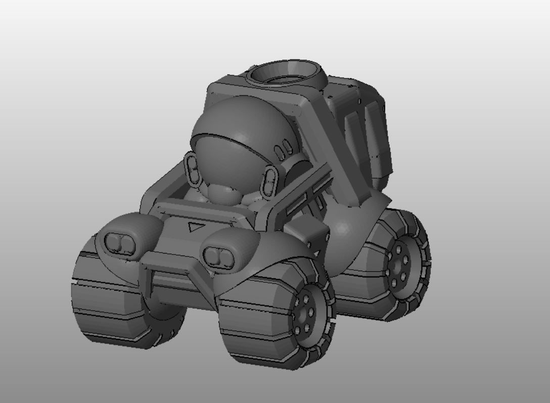CHIBI-TECH SD - BATTLE BUGGY 3D print model_6