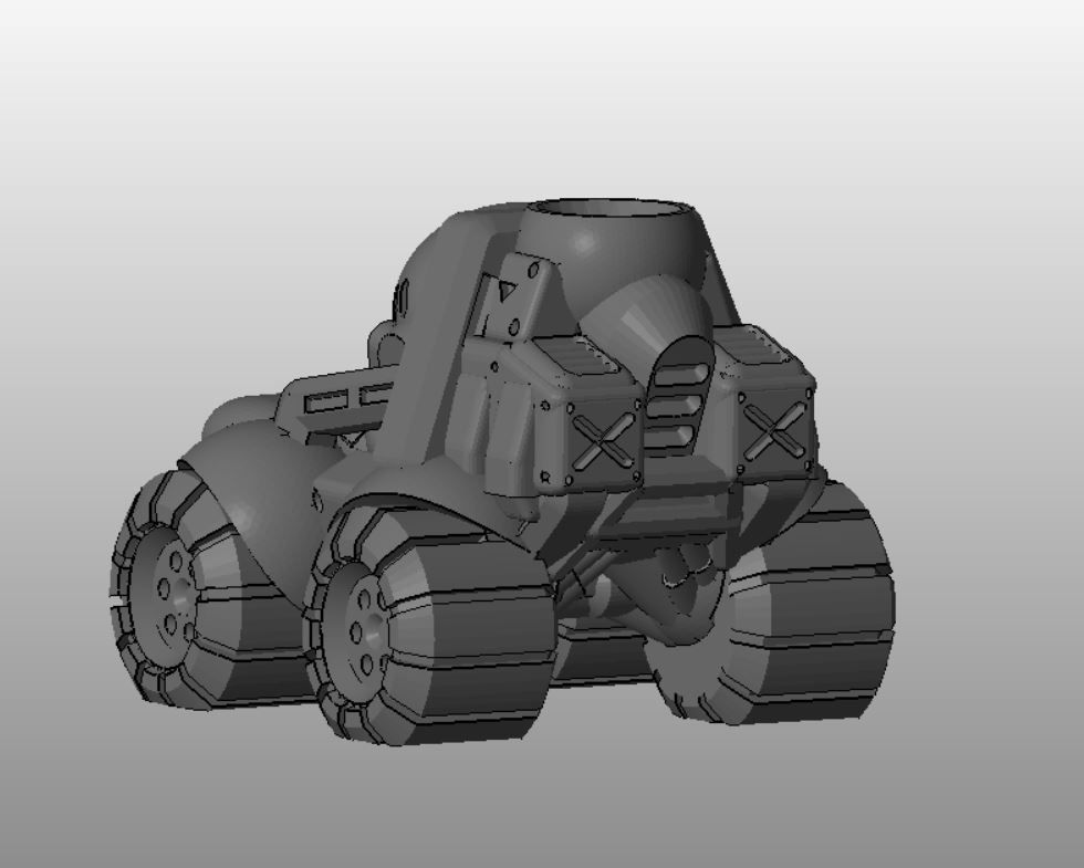 CHIBI-TECH SD - BATTLE BUGGY 3D print model_5