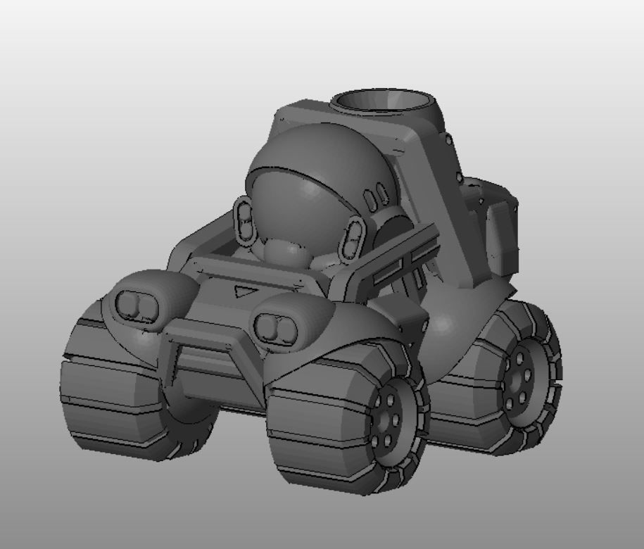 CHIBI-TECH SD - BATTLE BUGGY 3D print model_4
