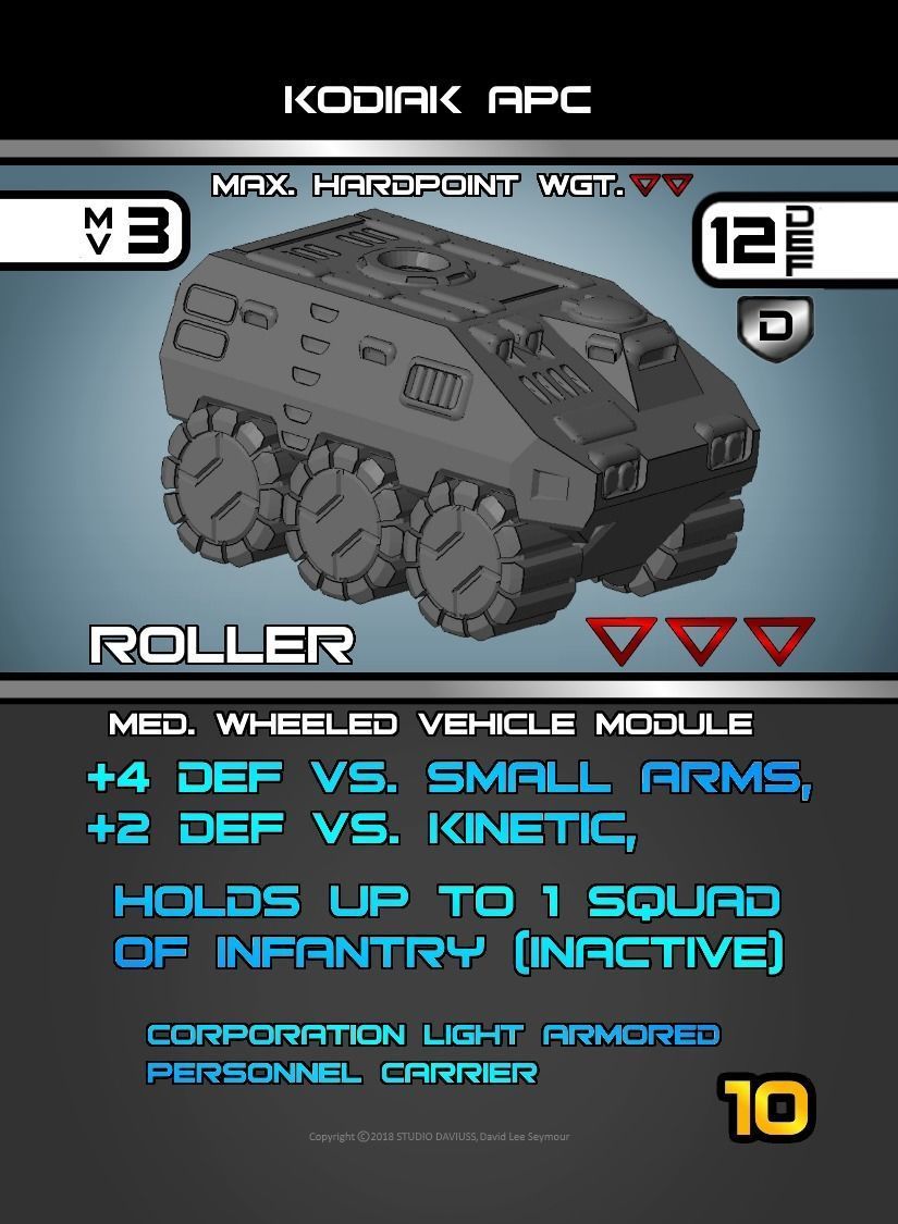 CHIBI-TECH SD - KODIAK APC 3D print model_34