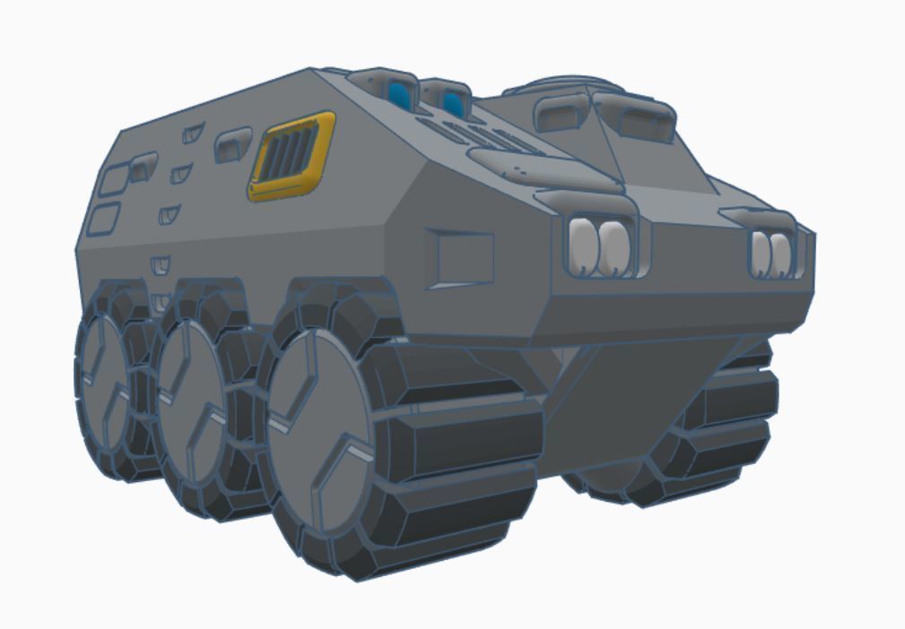 CHIBI-TECH SD - KODIAK APC 3D print model_13