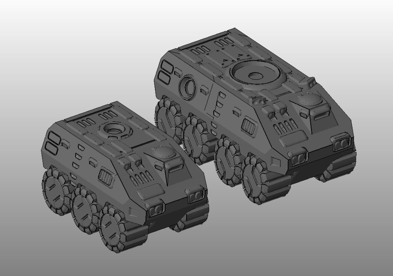 CHIBI-TECH SD - KODIAK APC 3D print model_29
