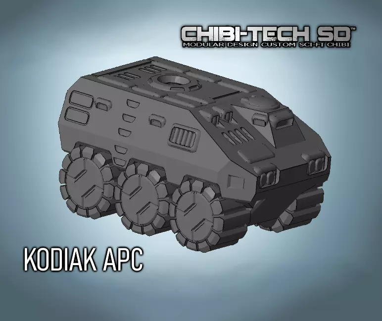 CHIBI-TECH SD - KODIAK APC 3D print model_0