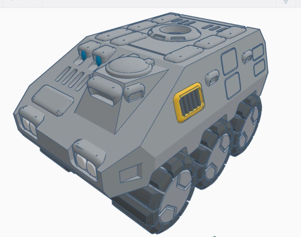 CHIBI-TECH SD - KODIAK APC 3D print model_14