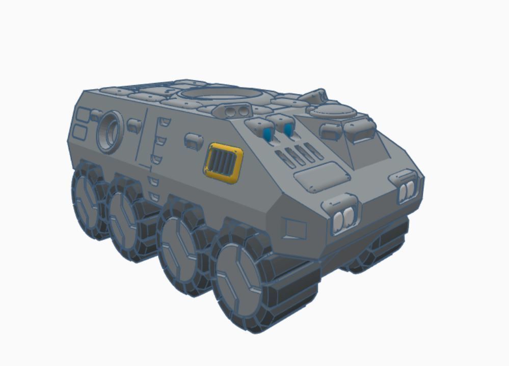 CHIBI-TECH SD - BLACK MAMMOTH MOBILE COMMAND 3D print model_20