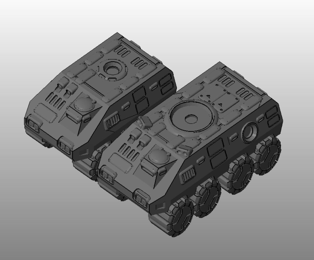 CHIBI-TECH SD - BLACK MAMMOTH MOBILE COMMAND 3D print model_24