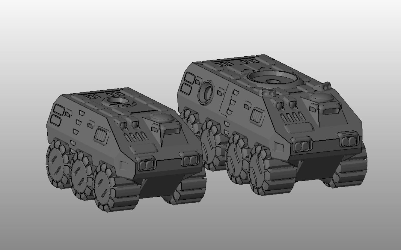 CHIBI-TECH SD - BLACK MAMMOTH MOBILE COMMAND 3D print model_23