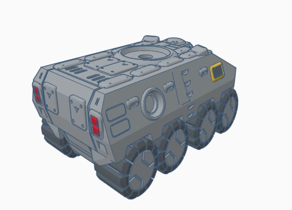 CHIBI-TECH SD - BLACK MAMMOTH MOBILE COMMAND 3D print model_19