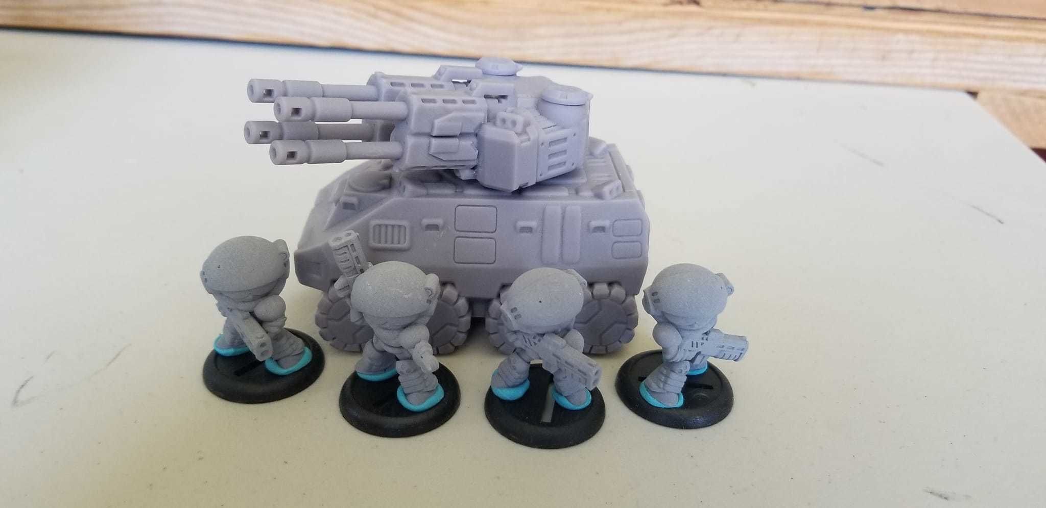 CHIBI-TECH SD - BLACK MAMMOTH MOBILE COMMAND 3D print model_7