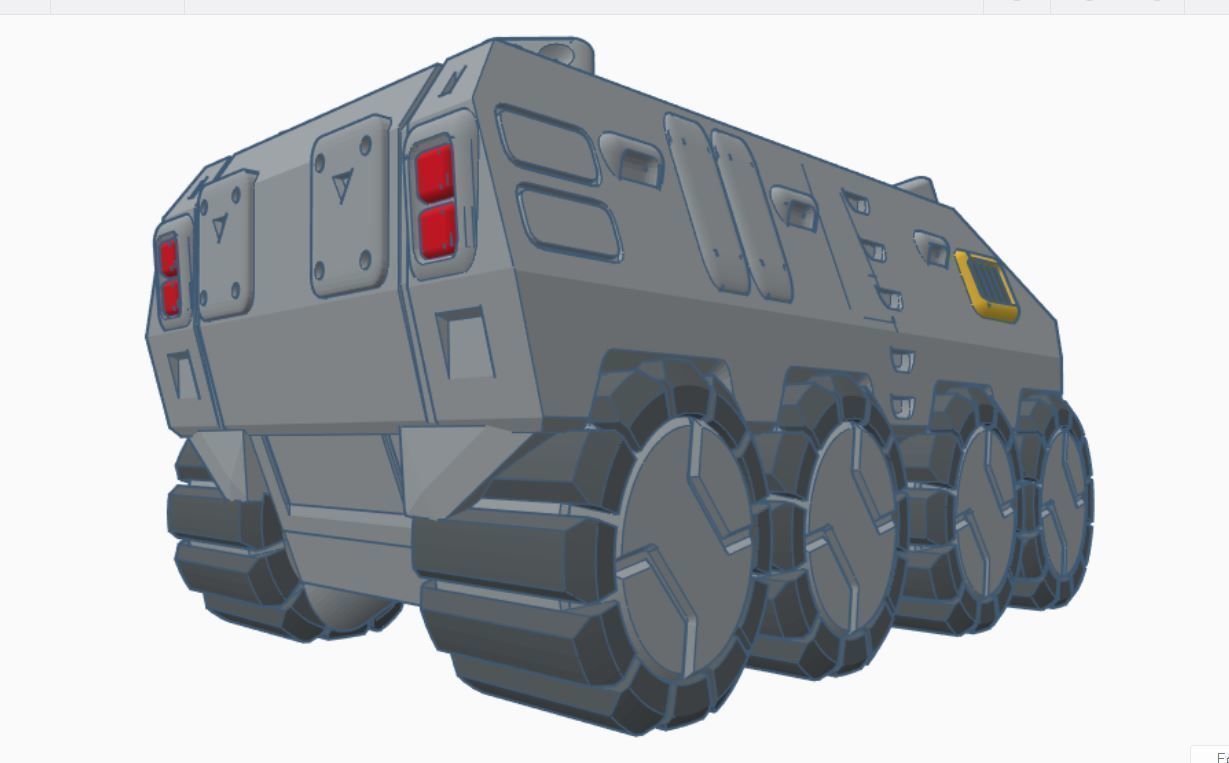 CHIBI-TECH SD - BLACK MAMMOTH MOBILE COMMAND 3D print model_18