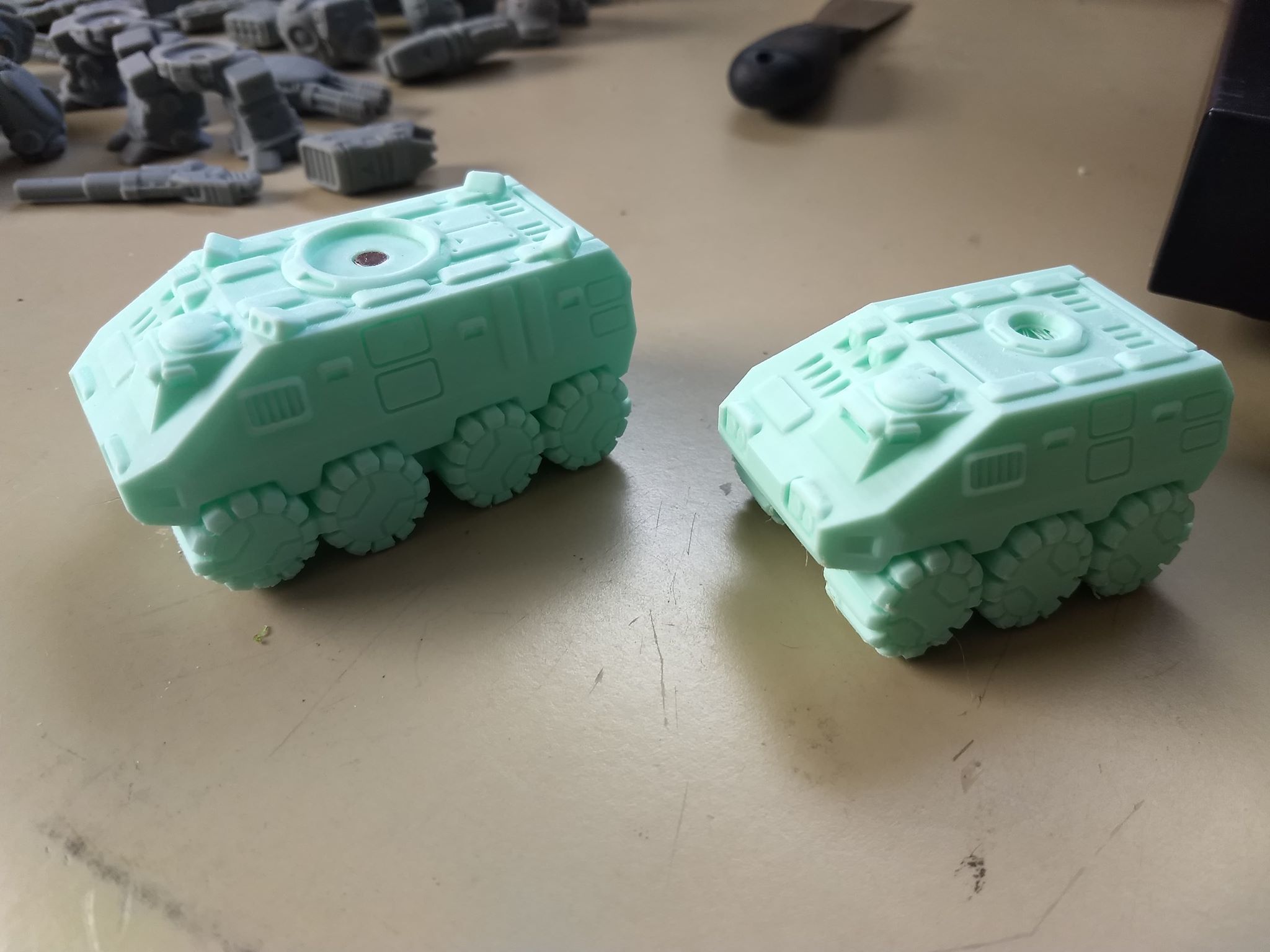 CHIBI-TECH SD - BLACK MAMMOTH MOBILE COMMAND 3D print model_9