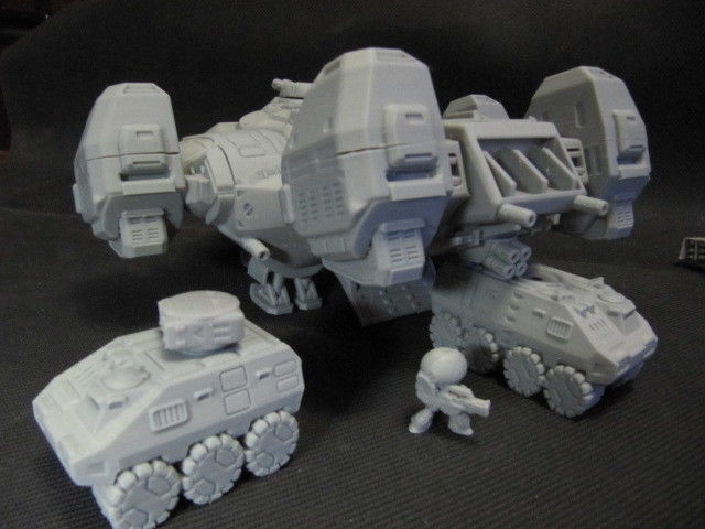 CHIBI-TECH SD - BLACK MAMMOTH MOBILE COMMAND 3D print model_5