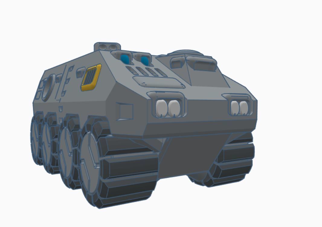 CHIBI-TECH SD - BLACK MAMMOTH MOBILE COMMAND 3D print model_15