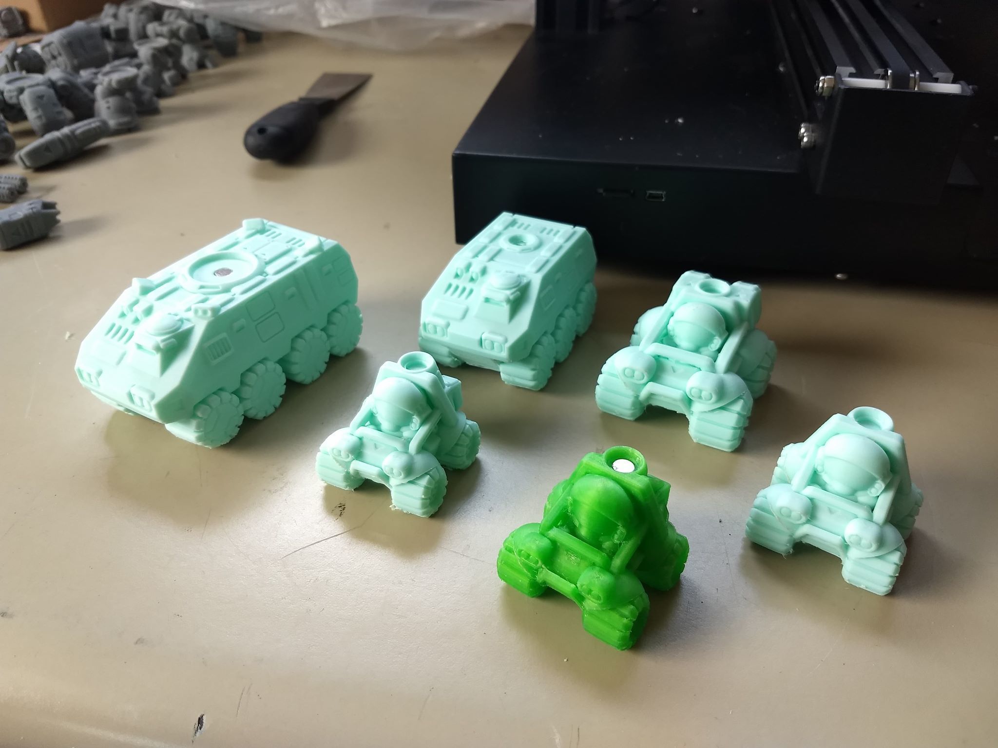 CHIBI-TECH SD - BLACK MAMMOTH MOBILE COMMAND 3D print model_10