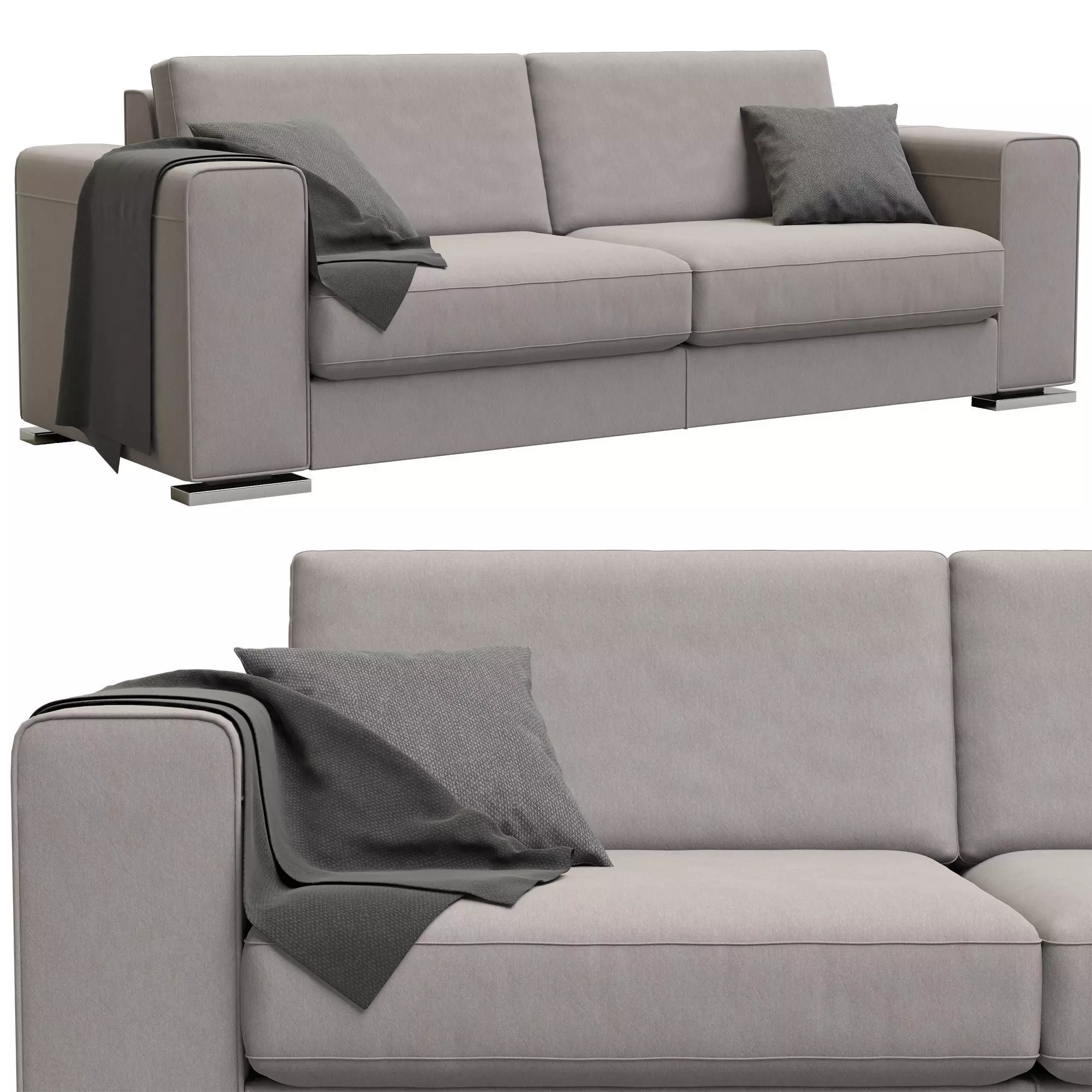 Manhattan Alberta Salotti Sofa 3D model_0