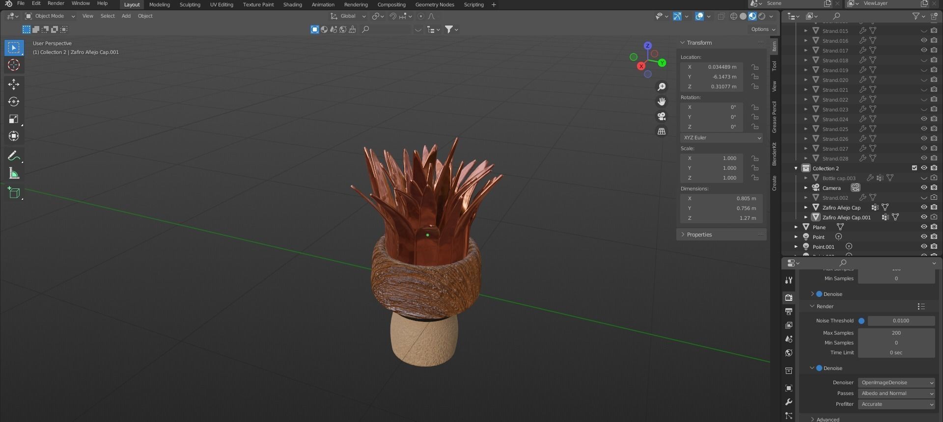 Better Call Saul Zafiro anejo free 3D model CGTrader