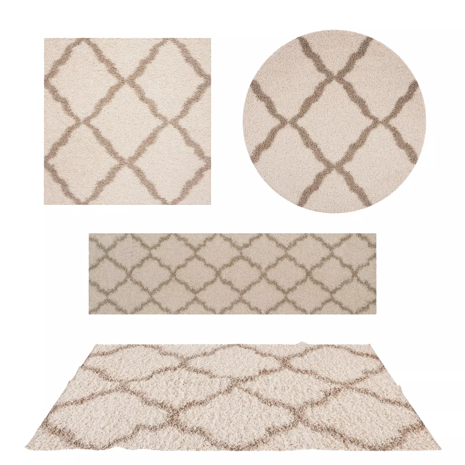 Rugs No 704 Low-poly 3D model_0