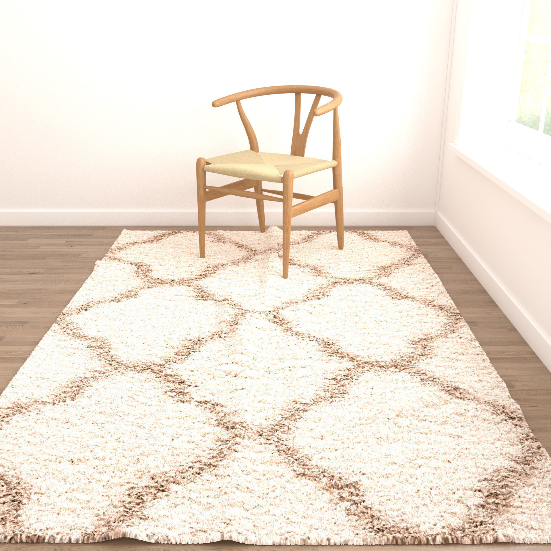 Rugs No 704 Low-poly 3D model_4