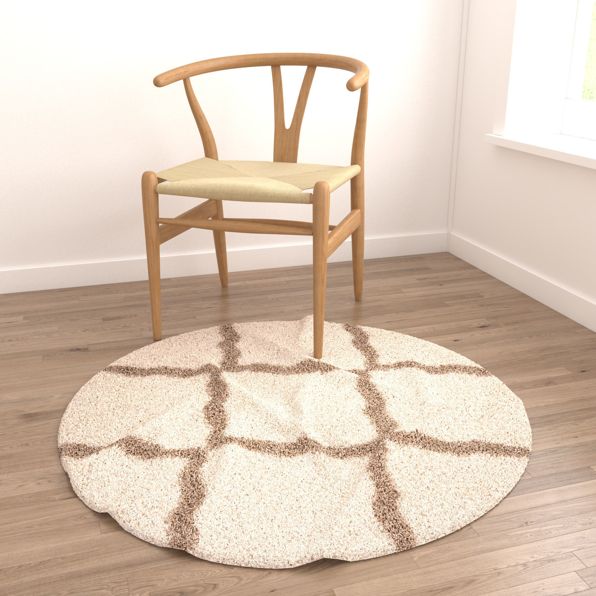 Rugs No 704 Low-poly 3D model_3