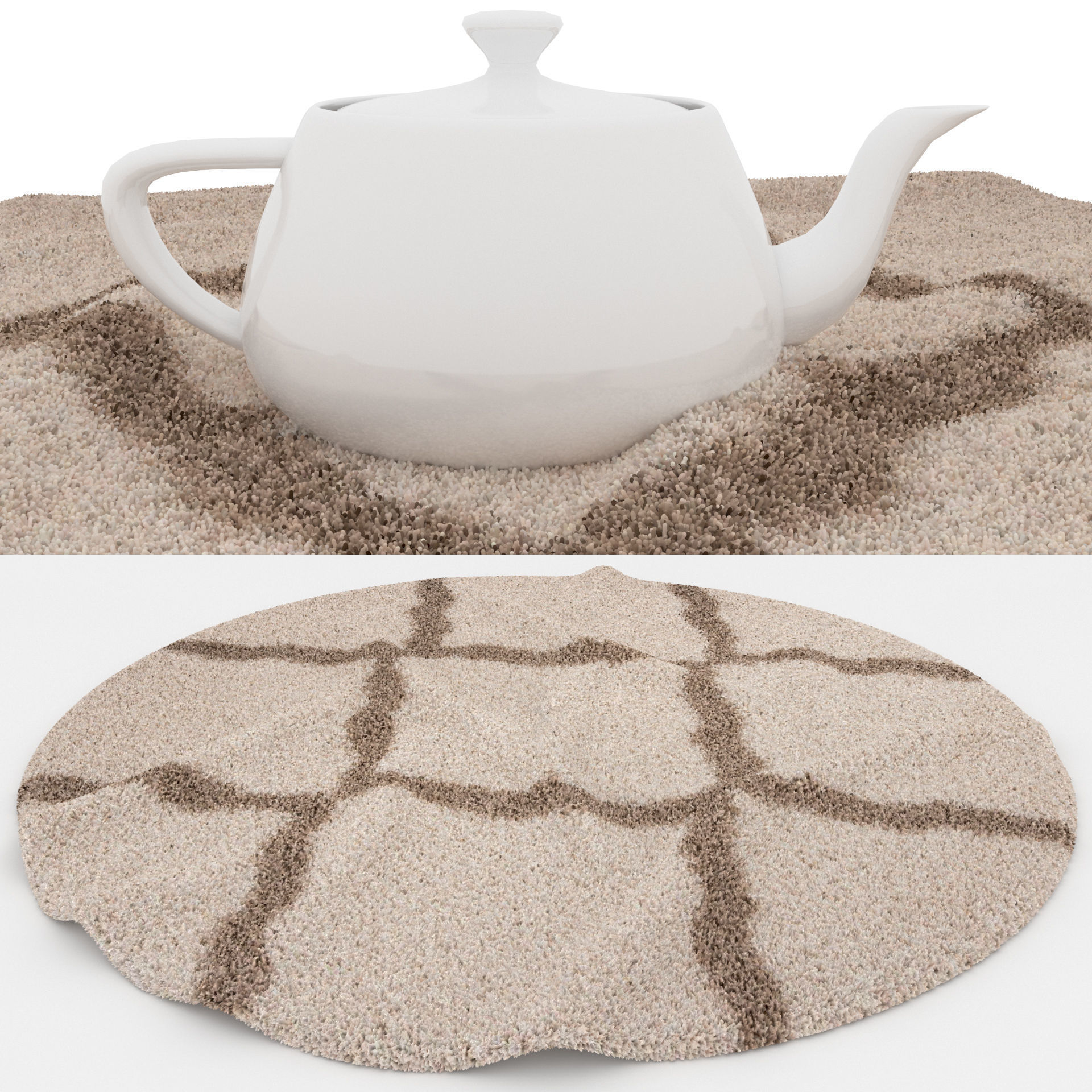 Rugs No 704 Low-poly 3D model_1