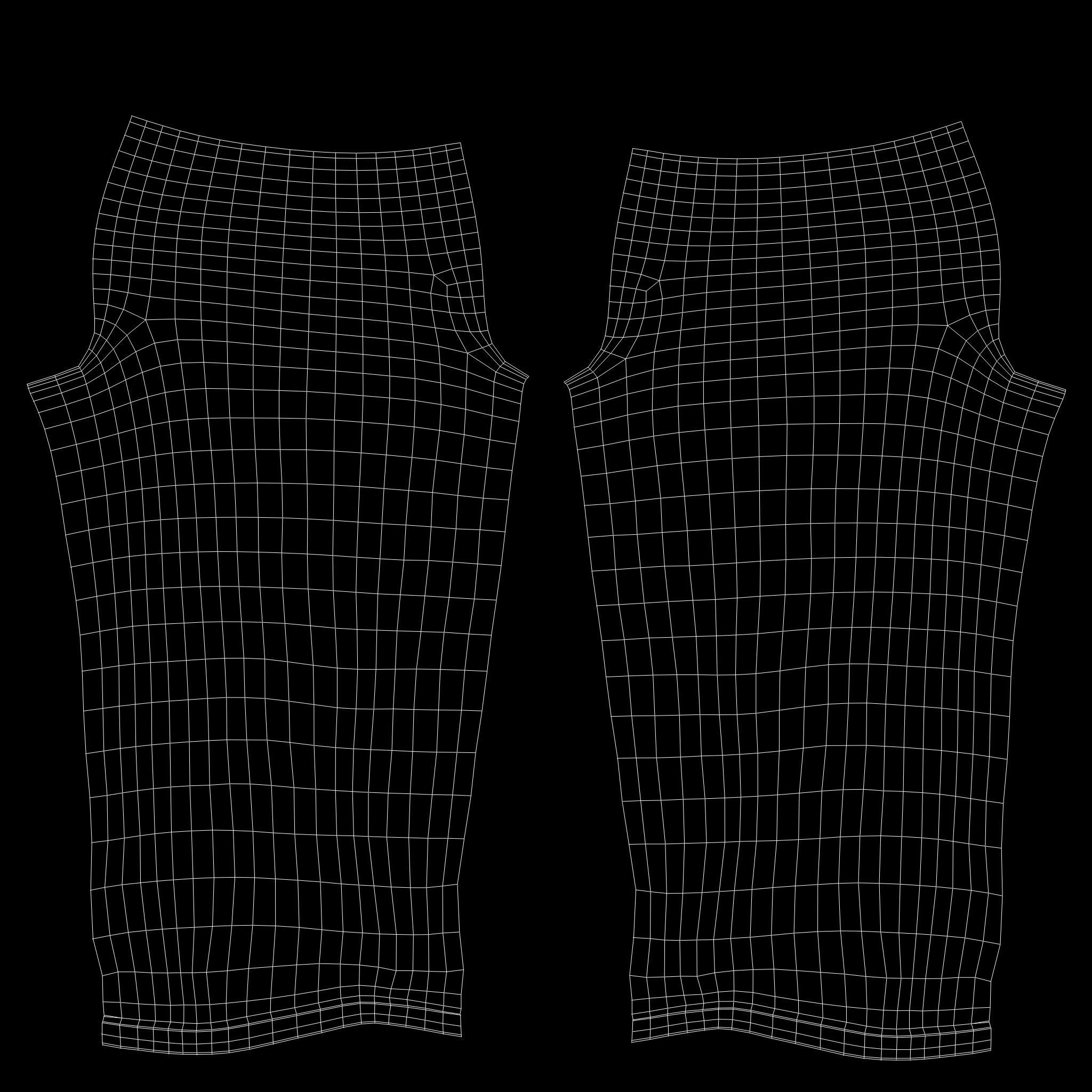 Men Colourful Retro Suit Jacket Pants Shoes Low-poly 3D model_11