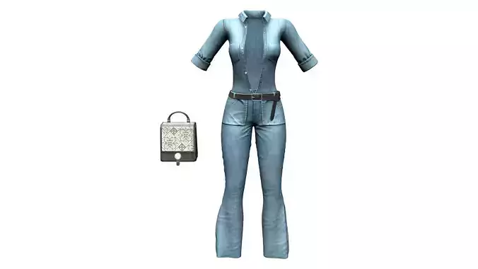Diesel Blue Denims Jeans Retro Outfit