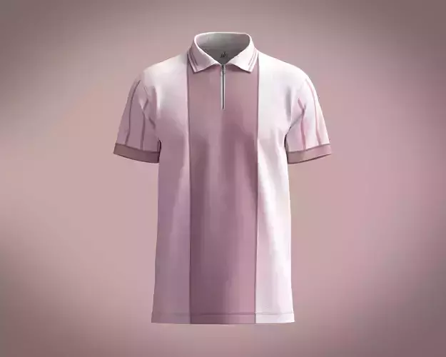 Mens Polo Shirt- Dusty Rose
