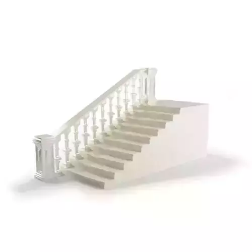 White Marble Railing