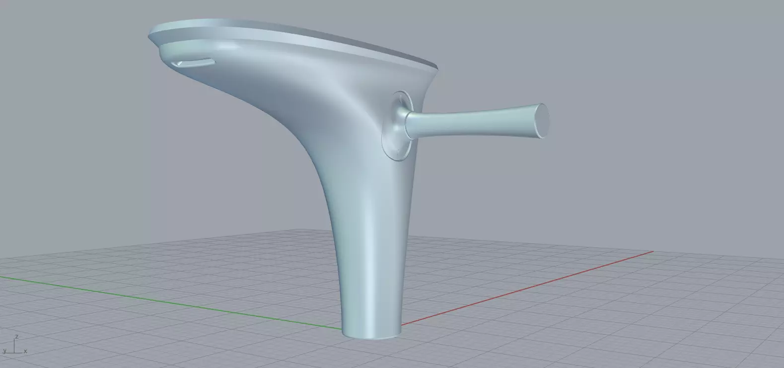 Realistic kitchen tap 3D model Low-poly 3D model_0