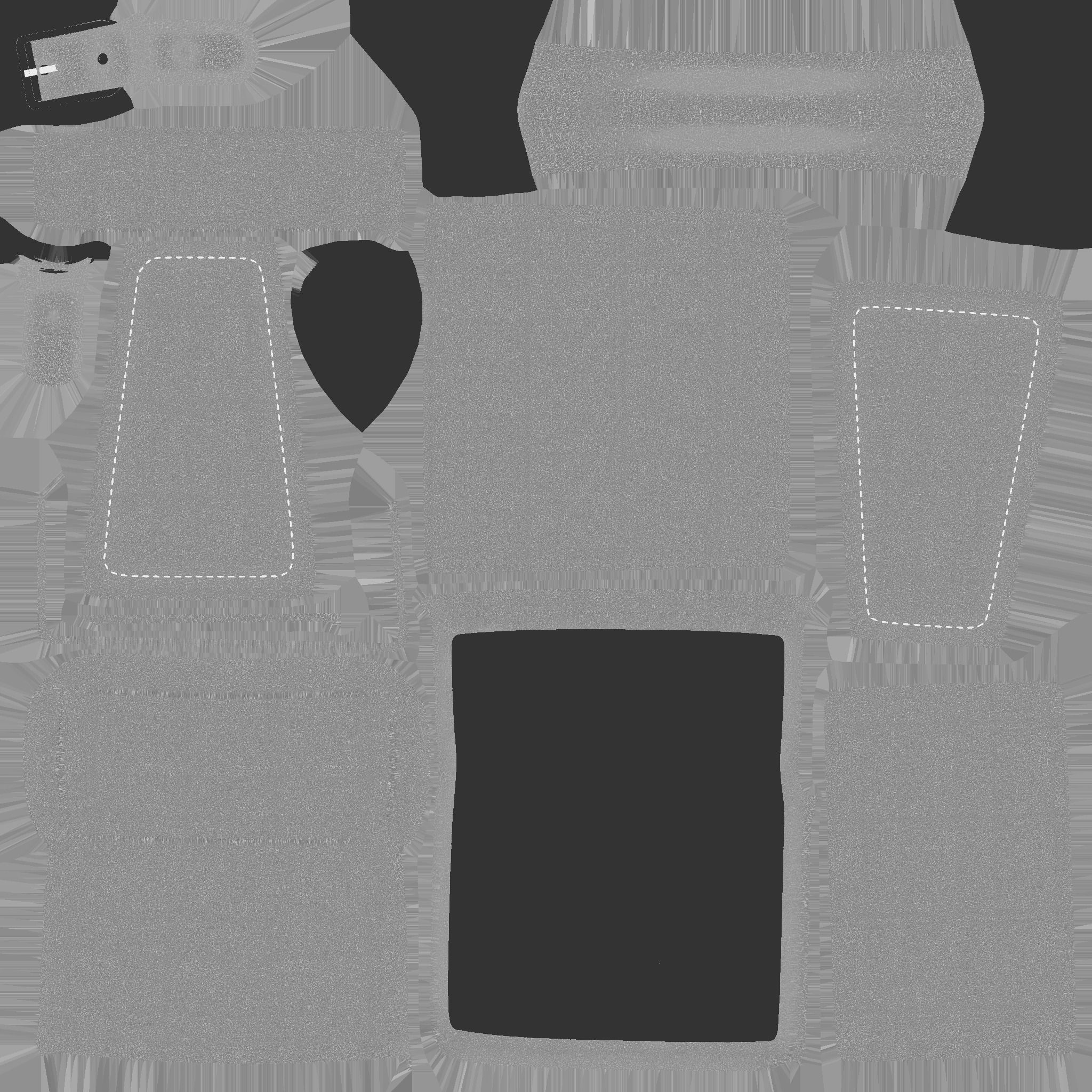 Retro Handbag Low-poly 3D model_13