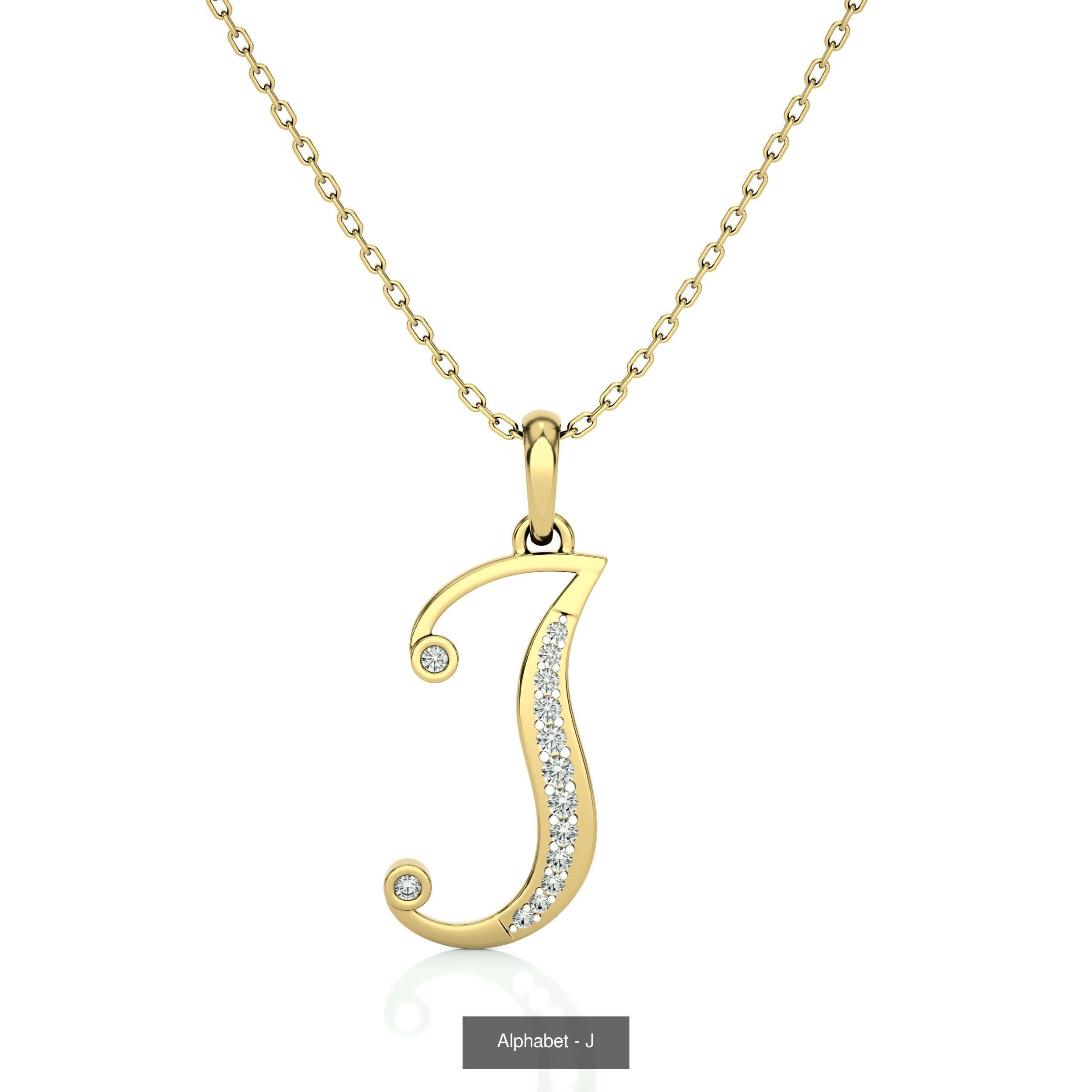 26 Alphabet necklace 3dm renders details 3D Model Collection_19