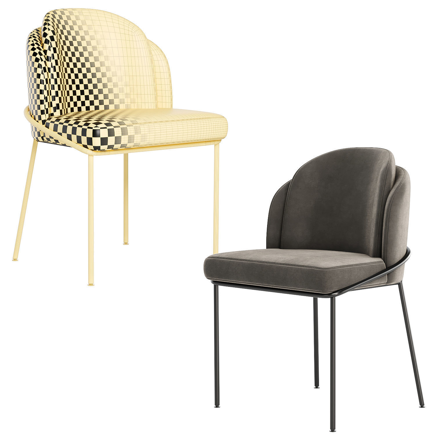 Angelo Dining Chair 3D model_5